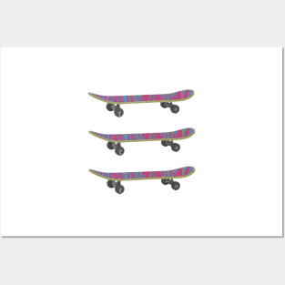 Skate sticker pack Posters and Art